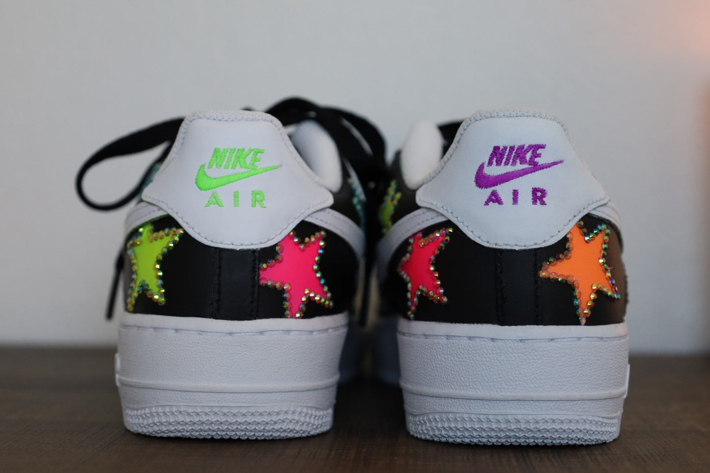 Sneakers with Neon Stars